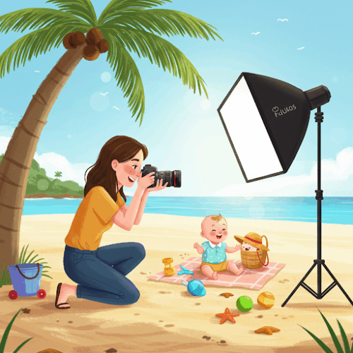 Atelier photos - Séance « mes premières vacances  »
