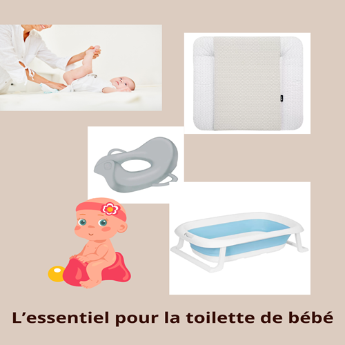 Le Pack Bain & Change : L'essentiel pour la toilette de bébé !