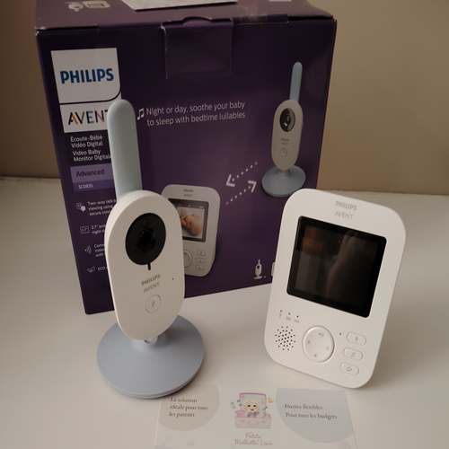 Écoute-bébé vidéo Philips Avent SCD835 – Pour garder un œil sur bébé en toute sérénité