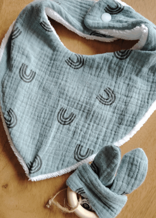 🌈👶Ensemble Arc-en-Ciel : Douceur et Sécurité pour Bébé