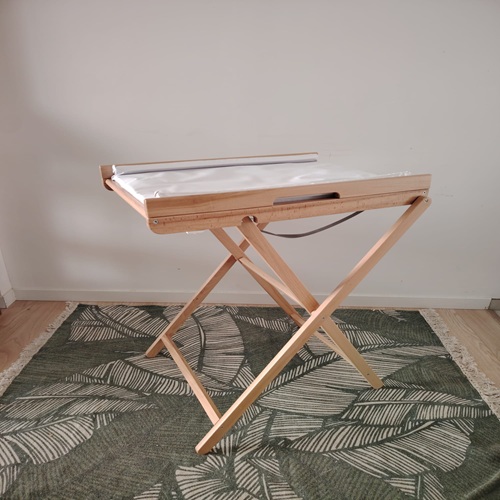 Table à langer pliable-Bois de hètre