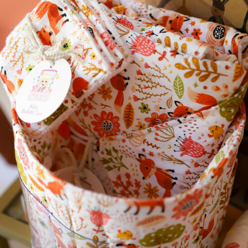 Ensemble Panière + Tapis à langer + lingettes