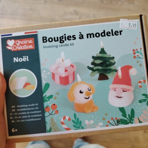 Bougies à modeler
