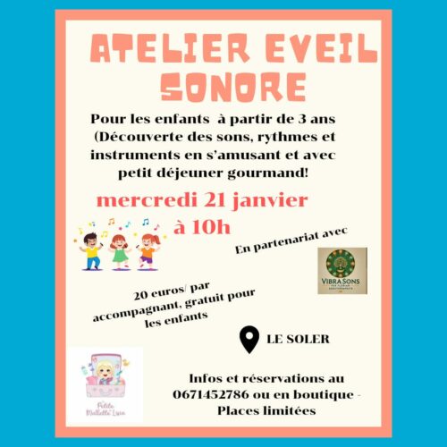 Atelier éveil sonore