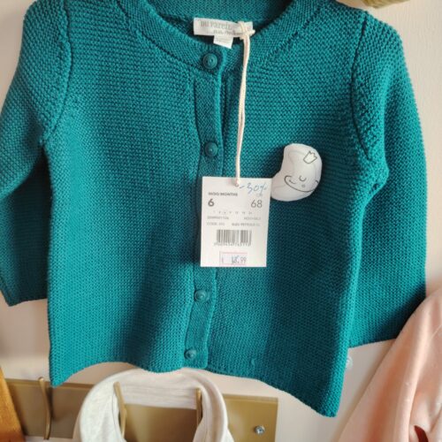 Gilet turquoise