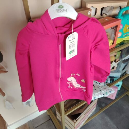 Veste à capuche à motif dinosaure