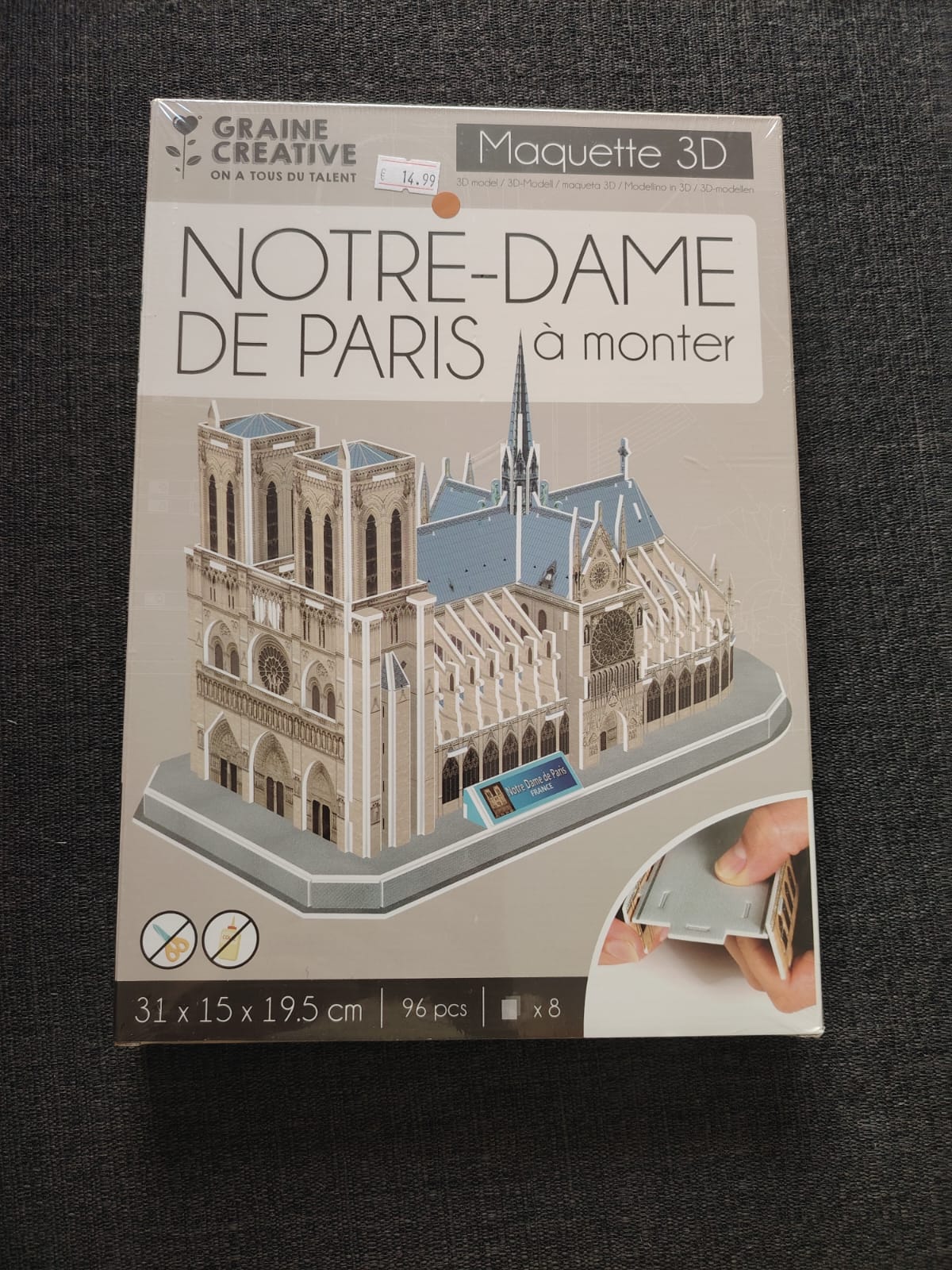 Maquette Notre Dame de Paris