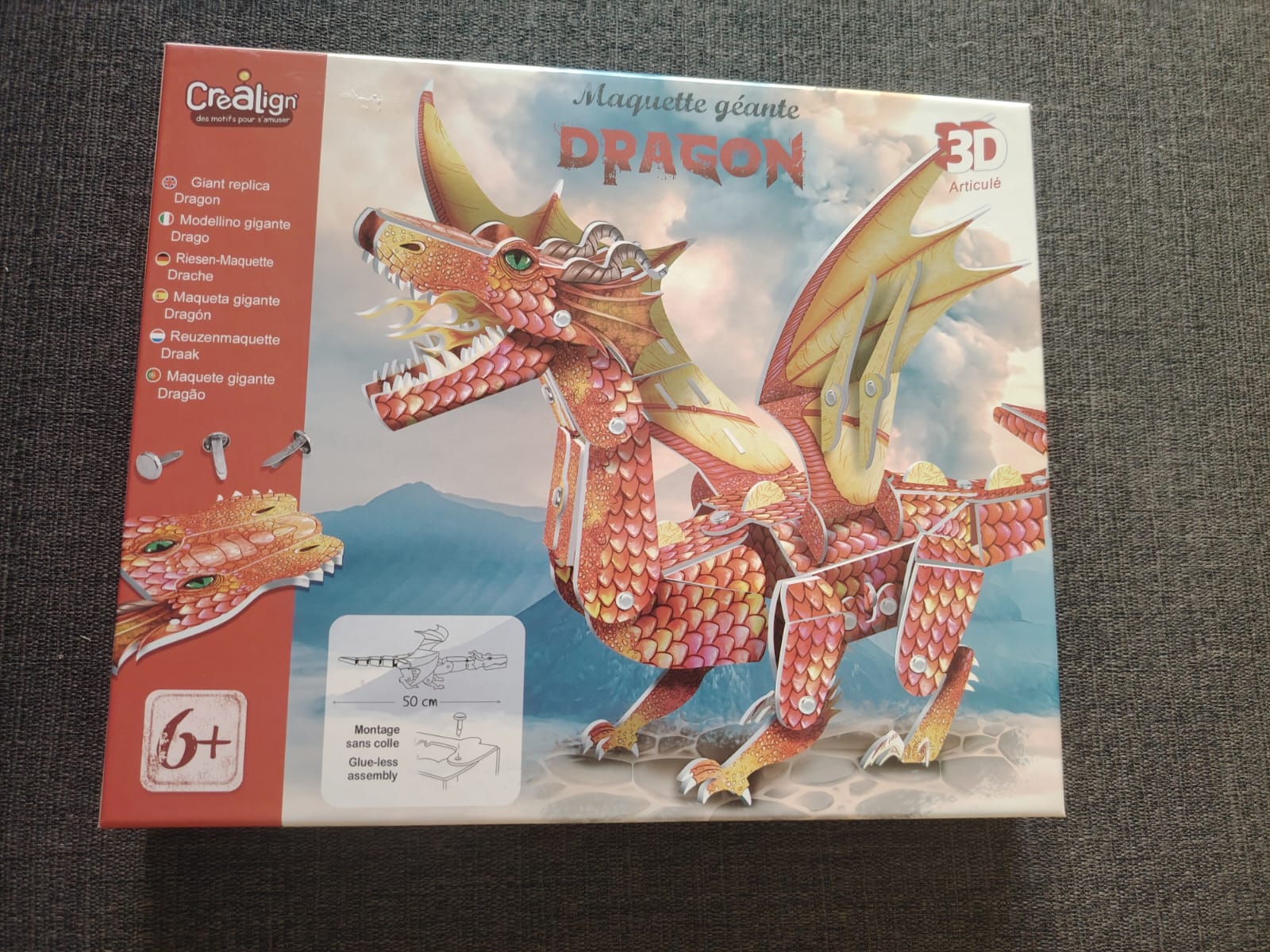 Maquette géante dragon
